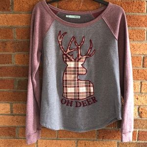 “Oh deer”   Holiday shirt